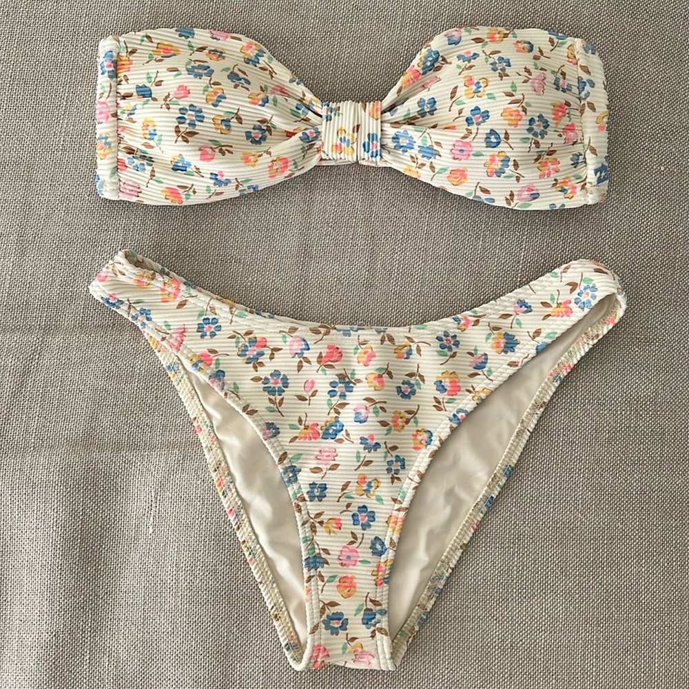 Billabong Ditzy Dreamin Floral Bandeau Bikini